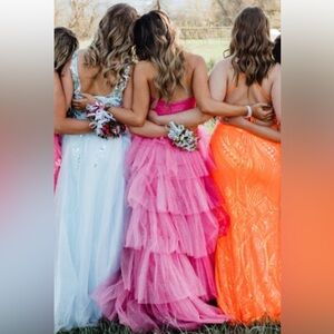 ADORABLE strapless hot pink prom dress! worn once and got so many compliments!!